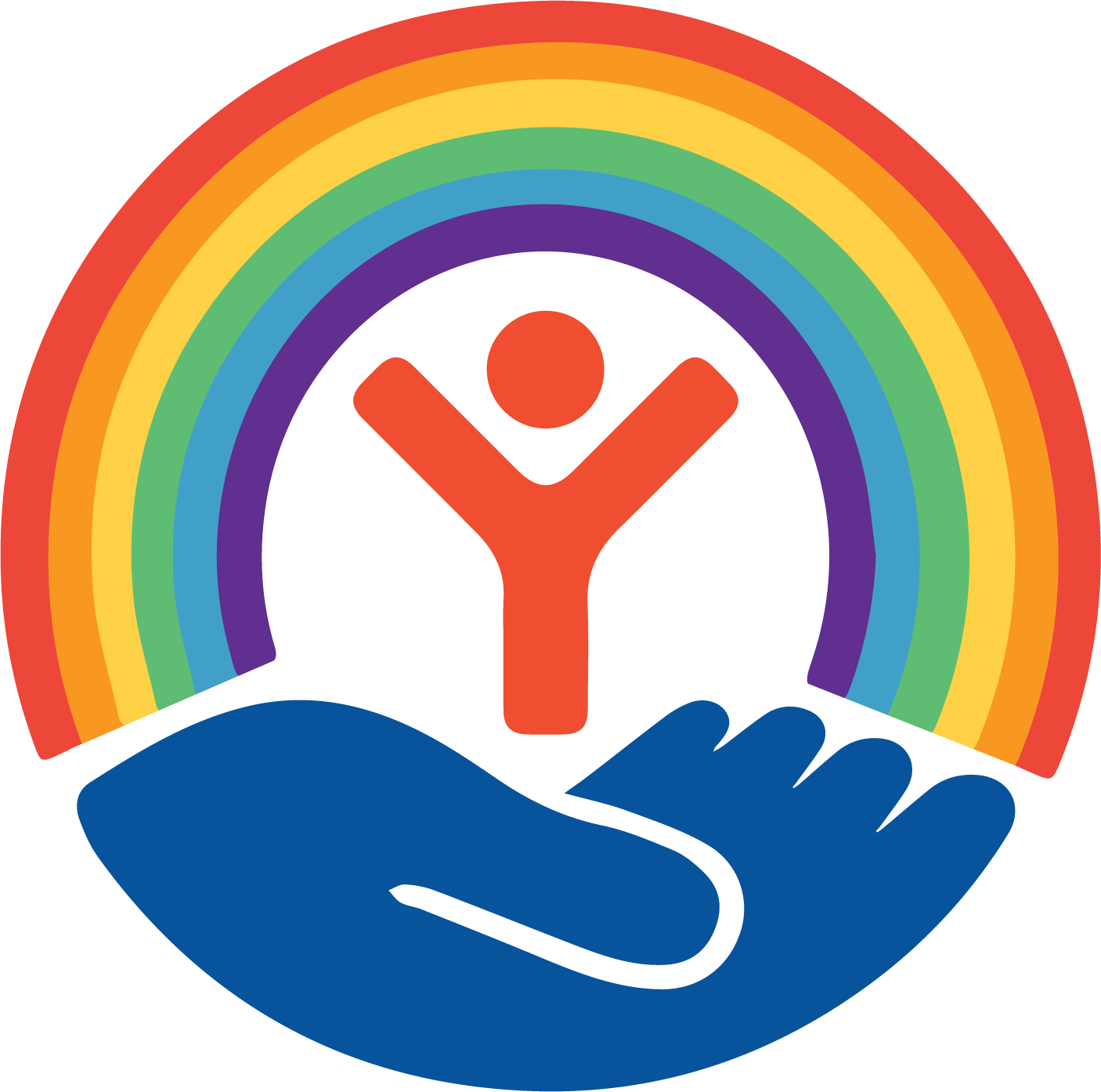Rainbow Hands Logo